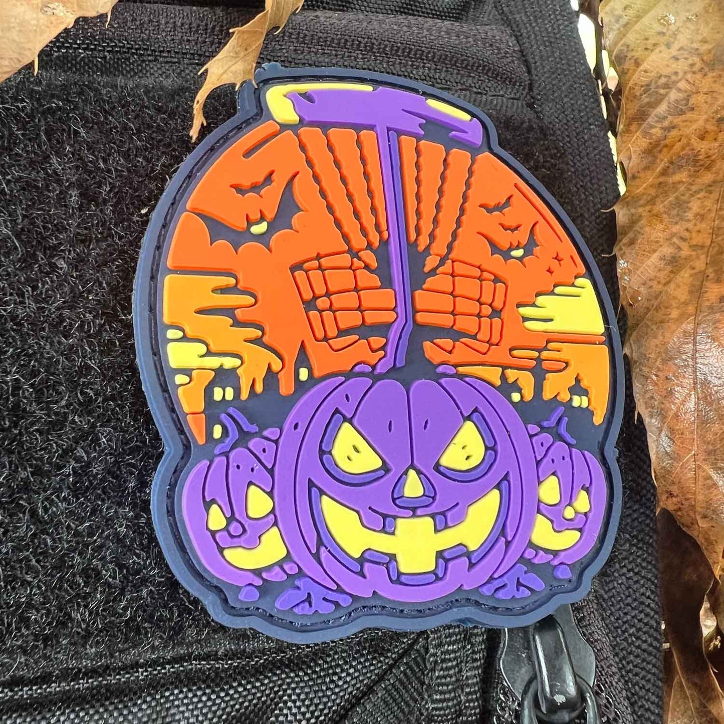 Halloween 2025 Pumpkin Basket Disc Golf PVC Patch