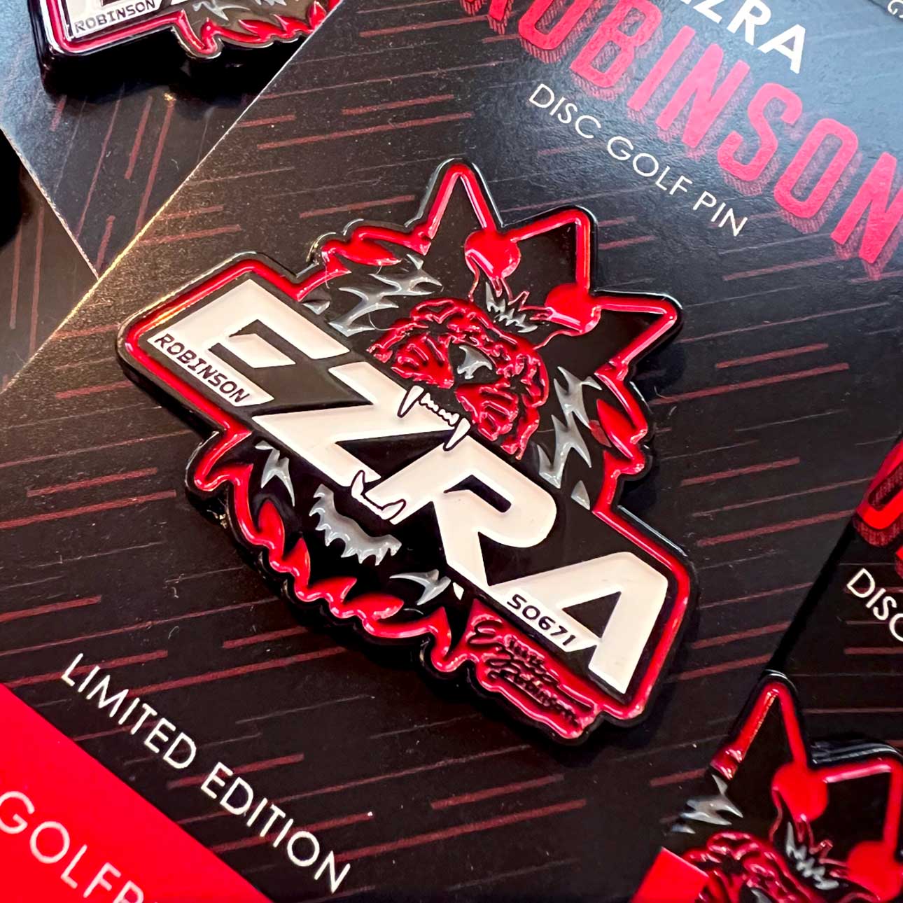 Ezra Robinson Disc Golf Pin - Series 1