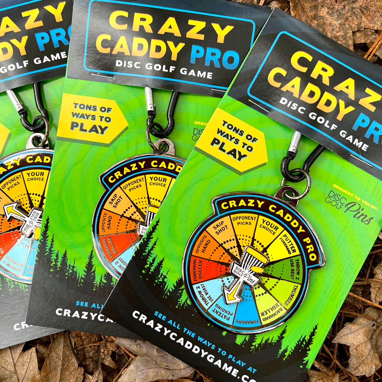 Crazy Caddy PRO Disc Golf Game - Keychain