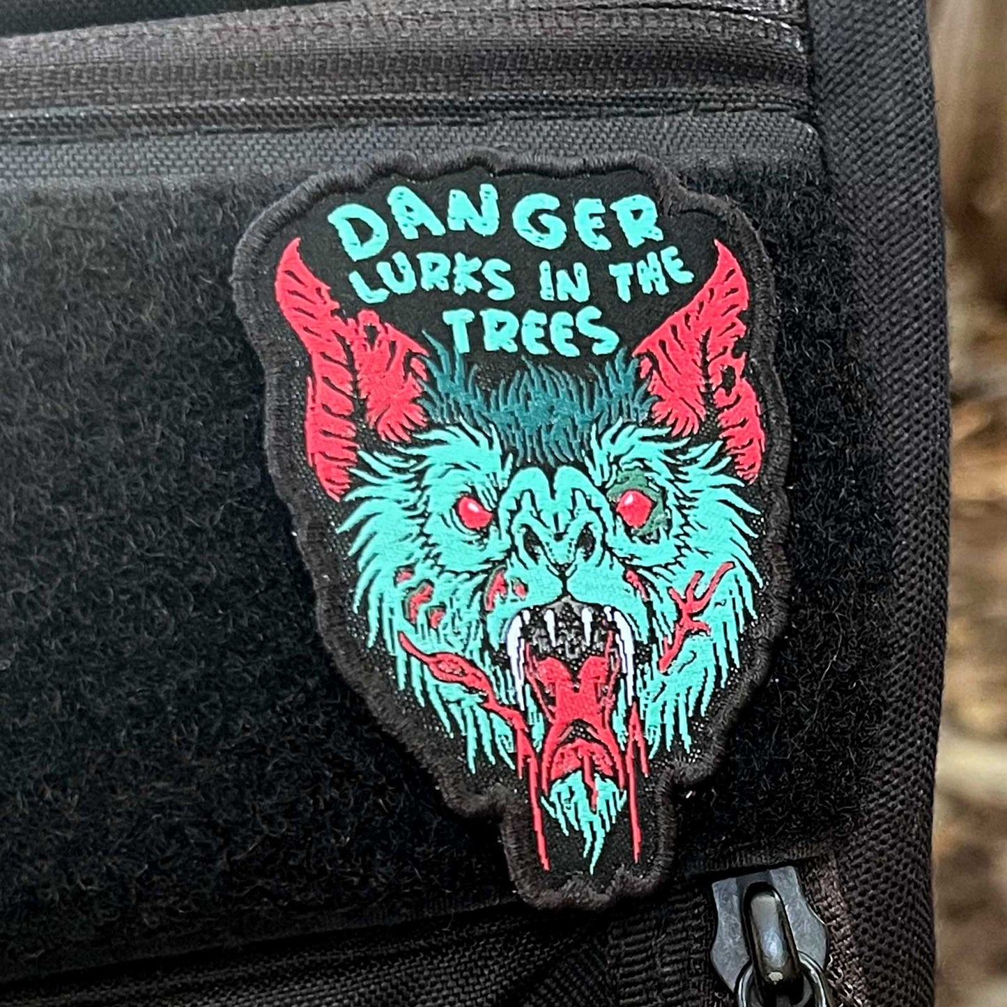 Danger Lurks In The Trees Disc Golf Patches®