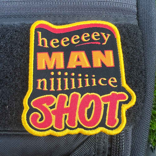 Hey Man Nice Shot Disc Golf Patches®