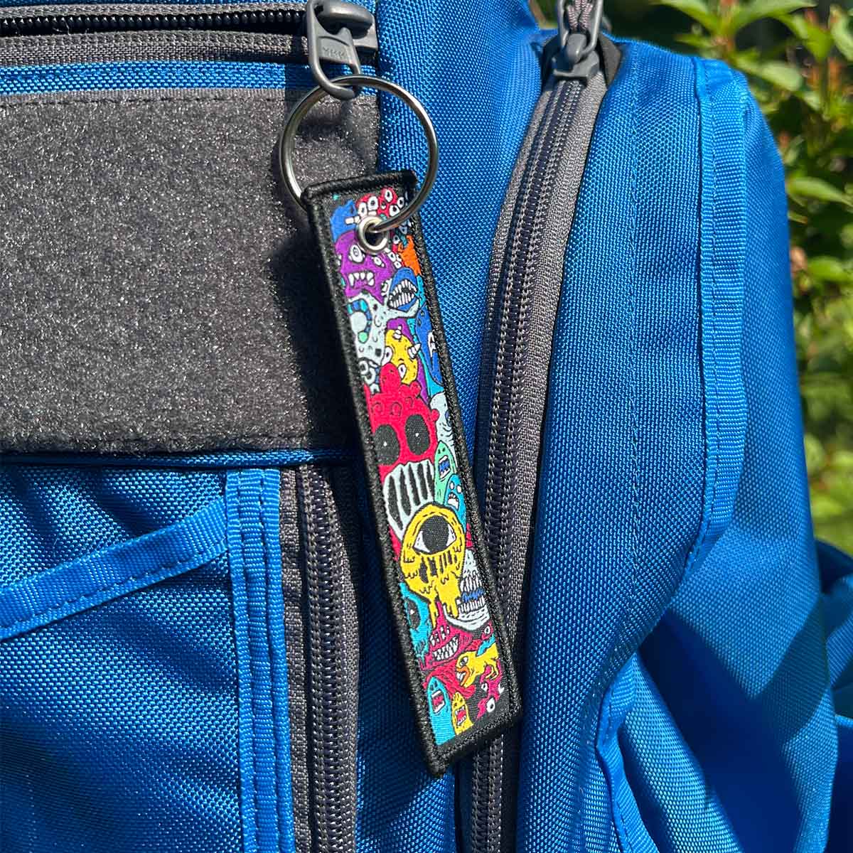 One Throw Disc Golf Fabric Keychain®