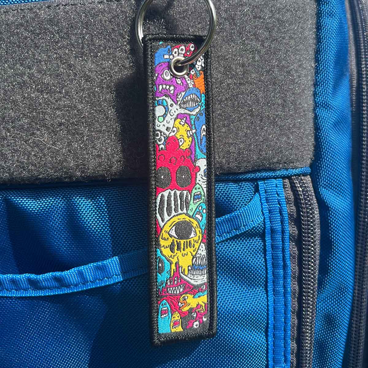 One Throw Disc Golf Fabric Keychain®