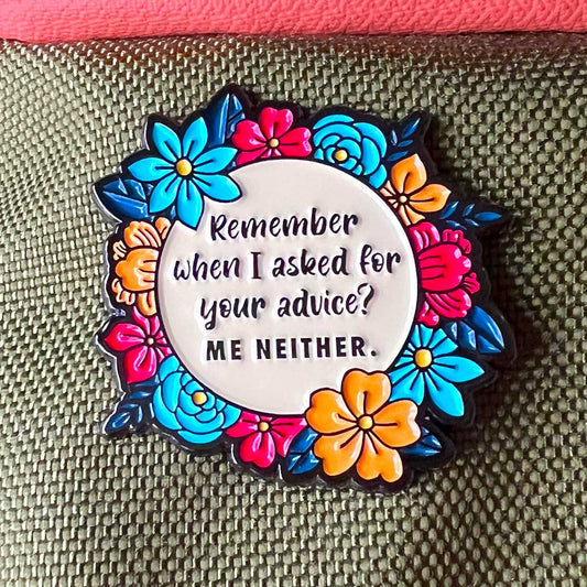 Sassy Flowers Disc Golf Pin